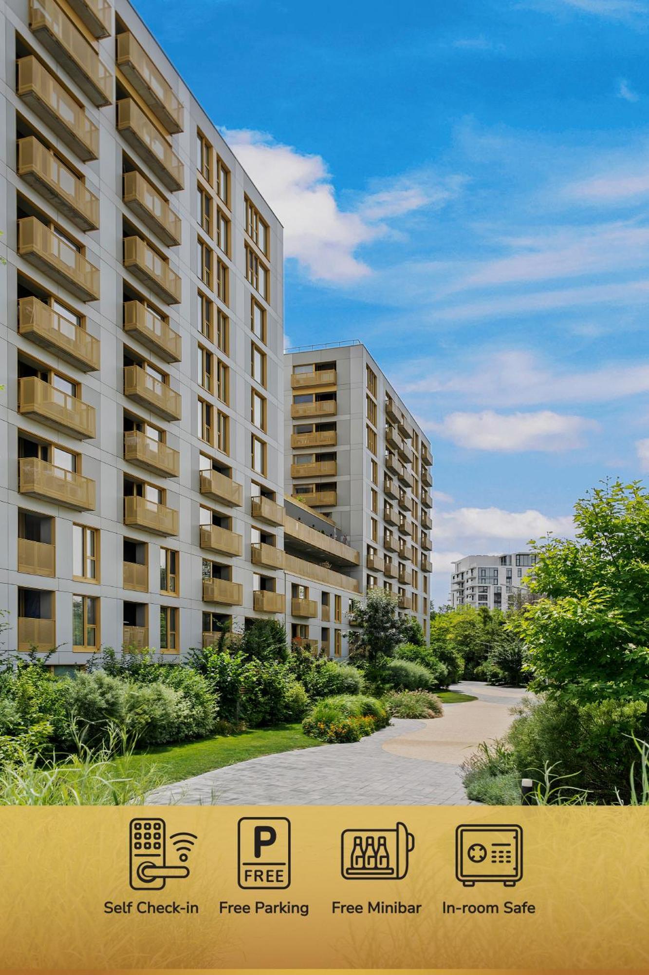 Mido Aviatie Park Apartments With Private Parking & Self Check-In Bukareszt Zewnętrze zdjęcie